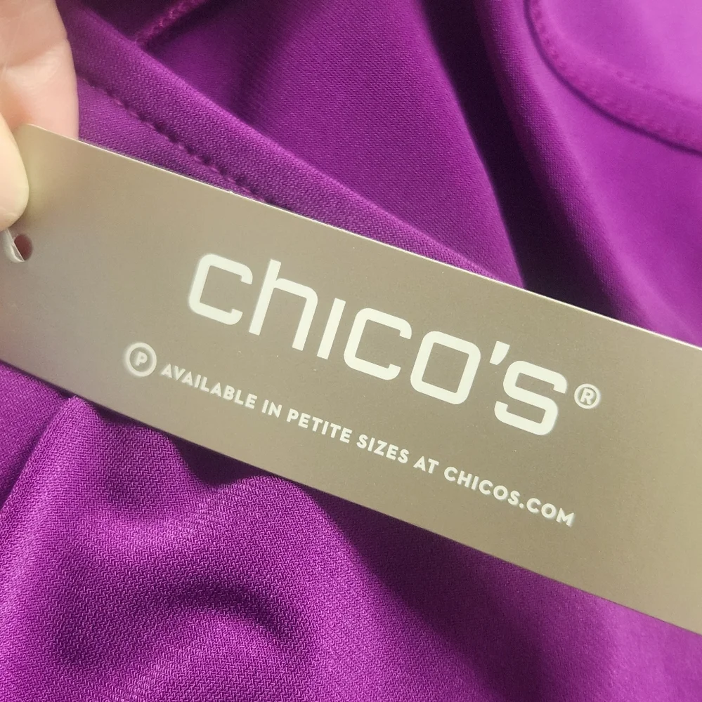 Nwt Chico's Sleeveless Midi Dress Size 3 (X-large) - Picture 3 of 6